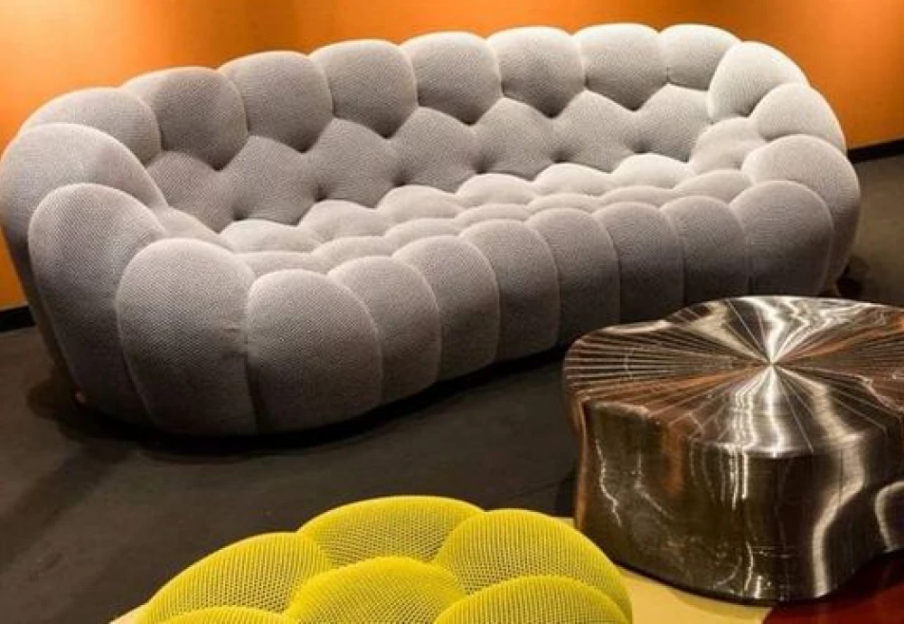 orange bubble sofa